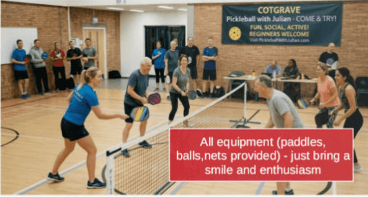 PickleballWithJulian Cotgrave Poster
