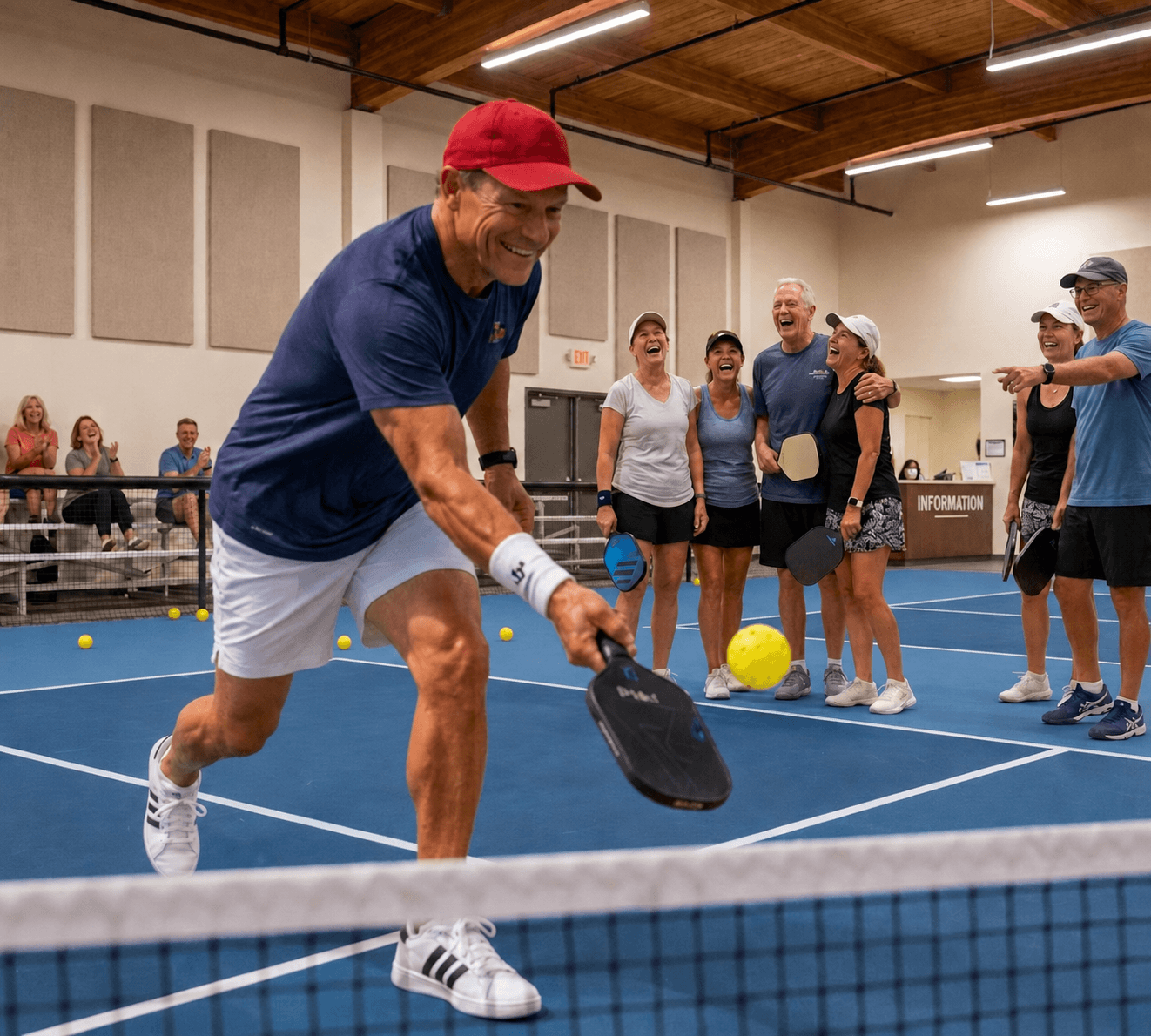 Group pickleball coaching session with Julian in Nottingham